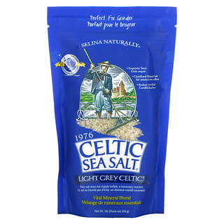 Celtic Sea Salt, Light Grey Celtic ส่วนผสมแร่ธาตุสำคัญ ขนาด 1 ปอนด์ (454 ก.)