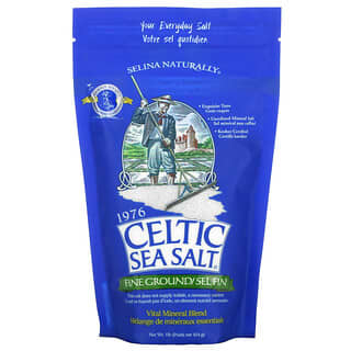 Celtic Sea Salt, Moagem Fina, Mistura Mineral Essencial, 454 g (1 lb)