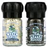 Mini Mixed Grinder Set, Light Grey Celtic Salt & Pepper Grinder, 2.9 oz (82 g)