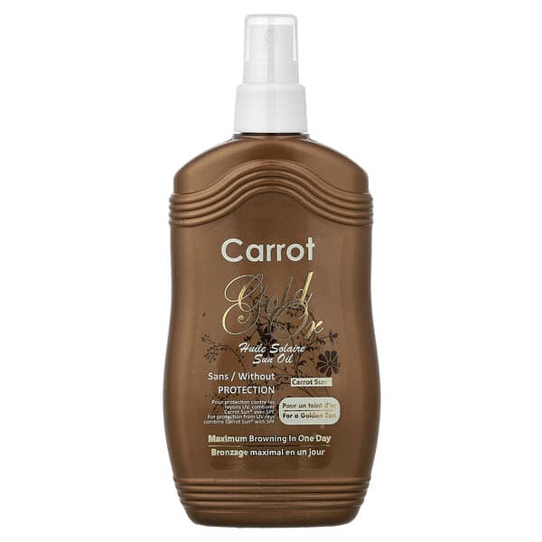 Carrot Sun, Sun Oil, Gold, 200 ml