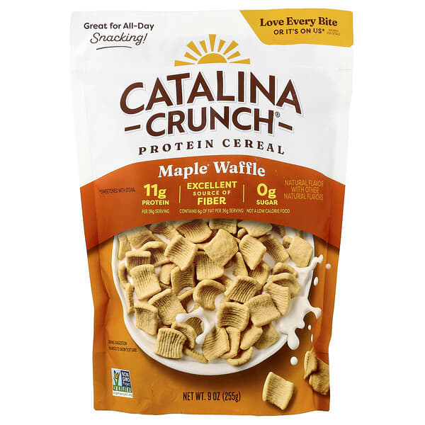 Catalina Crunch, 蛋白質麥片，楓糖華夫餅，9 盎司（255 克）