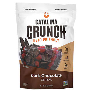 Catalina Crunch, Céréales adaptées au régime cétogène, Chocolat noir, 255 g