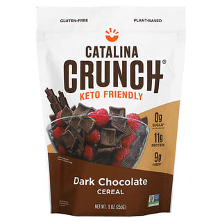 Catalina Crunch, حبوب مناسبة لنظام الكيتو، شوكولاتة داكنة، 9 أونصات (255 جم)
