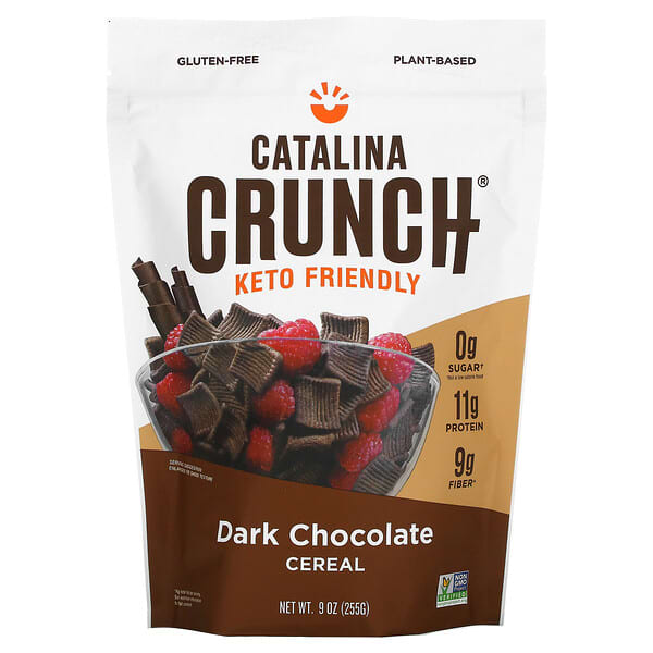 Catalina Crunch, 키토 시리얼, 다크 초콜릿, 255g (9oz)