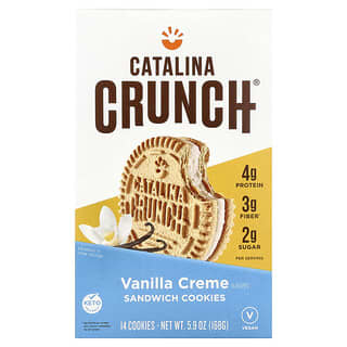 Catalina Crunch, Sandwich Cookies, Vanilla Creme, Sandwich-Kekse, Vanillecreme, 14 Kekse, 168 g (5,9 oz.)