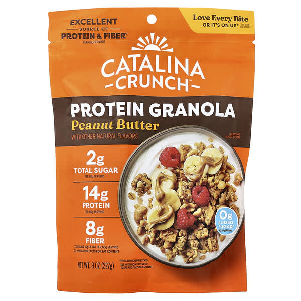 Catalina Crunch, 蛋白質格蘭諾拉麥片，花生醬，8 盎司（227 克）