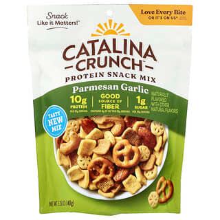 Catalina Crunch, Μείγμα για σνακ πρωτεΐνης, παρμεζάνα και σκόρδο, 148 γρ.
