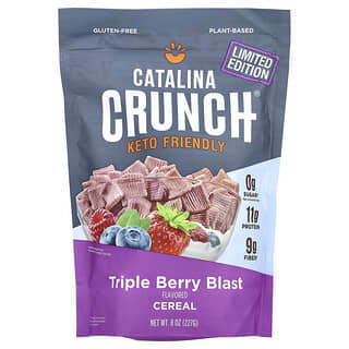 Catalina Crunch, Cereal apto para la dieta cetogénica, Explosión triple de bayas, 227 g (8 oz)