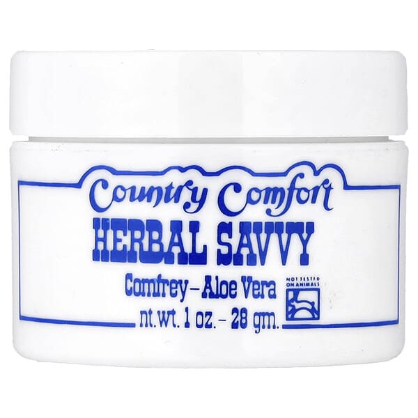 Country Comfort, 허벌 새비, 컴프리-알로에 베라, 1 oz (28g)