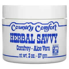 Country Comfort, Herbal Savvy, Beinwell-Aloe Vera, 57 g (2 oz.)