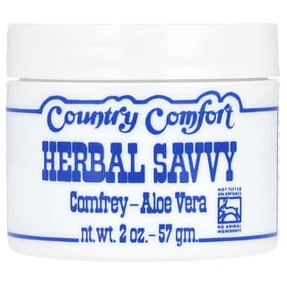 Country Comfort, Herbal Savvy, Consoude et aloe vera, 57 g