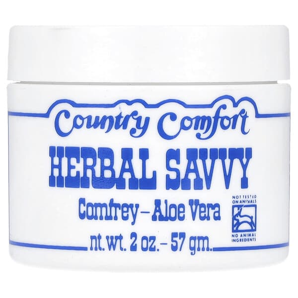 Country Comfort, 허벌 세비, 컴프리- 알로에베라, 57g(2oz)