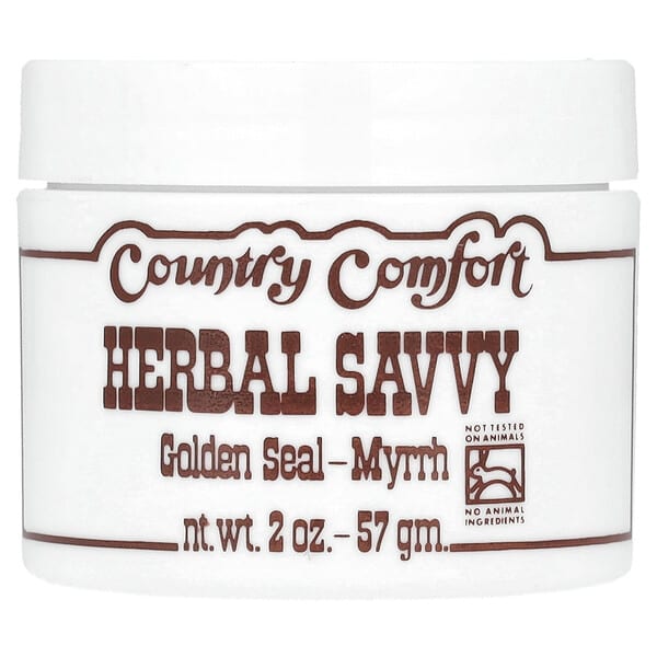 Country Comfort, Herbal Savvy, Golden Seal-Myrrh, 2 oz (57 g)