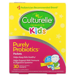 Culturelle, 子ども用、Purely Probiotics（ピュアリープロバイオティクス※）、スティック30本※生きたまま腸に到達できる菌株のこと