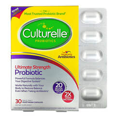 Culturelle, Probióticos, Probiótico de máxima potencia, 20.000 millones de UFC, 30 cápsulas vegetales