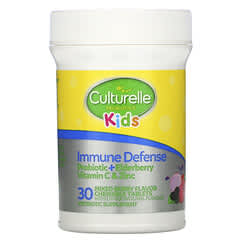 Culturelle, 子ども用、プロバイオティクス、 Immune Defenseミックスベリー味、チュアブルタブレット30粒