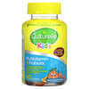 Probiotik untuk Anak, Multivitamin + Probiotik, Rasa Persik-Jeruk & Beri Campur, 60 Permen Jeli