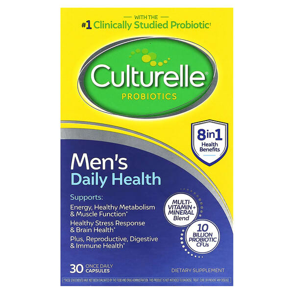 Culturelle, 益生菌，男性日常健康，100 億 CFU，30 粒每日一粒膠囊