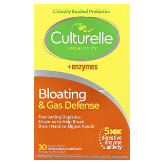 Culturelle, Probiyotikler, Şişkinlik ve Gaz Savunması, 30 Vejetaryen Kapsül