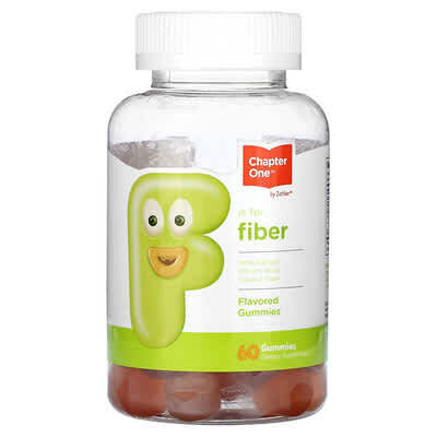 Chapter One, F is for Fiber, Flavored, 60 Gummies