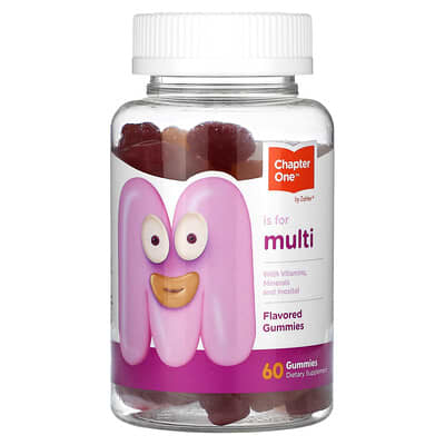 Chapter One, M Is For Multi, Flavored, 60 Gummies