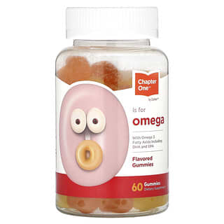 Chapter One, Omega-3 脂肪酸 DHA 和 EPA，调味，60粒软糖