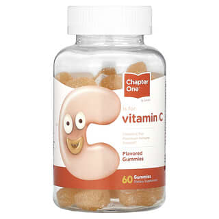 Chapter One, витамин C, ароматизированный, 60 жевательных мармеладок