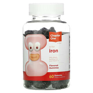 Chapter One, I Is for Iron, Gomitas con sabor, 60 gomitas