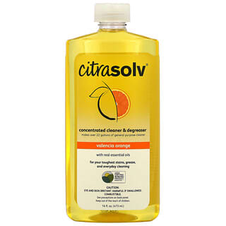 Citra Solv, Concentrate Cleaner & Degreaser, Valencia Orange, 16 fl oz (473 ml)