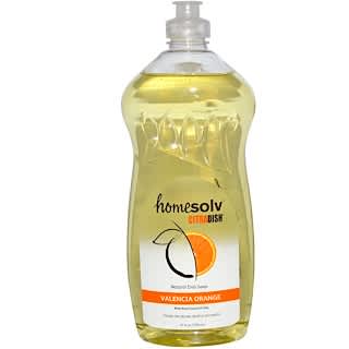 Citra Solv, Homesolv CitraDish, Natural Dish Soap, Valencia Orange, 25 fl oz (739 ml)