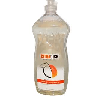 Citra Solv, CitraDish, Natural Dish Soap, Mango Tangerine, 25 fl oz (739 ml)