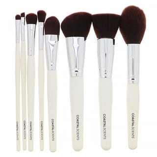 Coastal Scents, Creme de la Creme, 8-Piece Brush Set, 1 Set