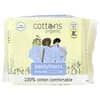 Cottons, 100% Cotton Comfortable, Pantyliners, Ultra-Thin, 24 Liners