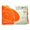 100 % Natural Cotton Coversheet, Maternity Pads with Wings, Binden für Frauen nach der Geburt mit Flügeln, saugstark, 10 Stück