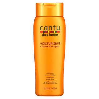 Cantu, 乳木果油保湿霜洗发水，13.5 液量盎司（400 毫升）