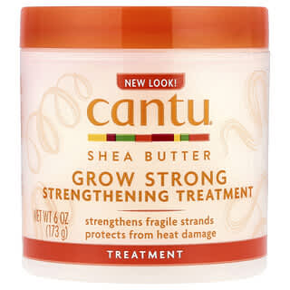 Cantu, Manteiga de Karité, Tratamento de Fortalecimento Grow Forte, 173 g (6 oz)