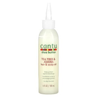 Cantu‏, Shea Butter, Tea Tree & Jojoba Hair & Scalp Oil, 6 fl oz (180 ml)