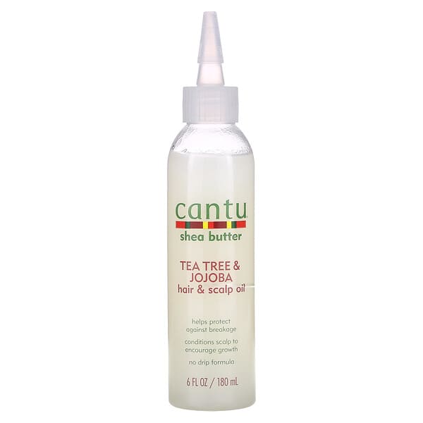 Cantu‏, Shea Butter, Tea Tree & Jojoba Hair & Scalp Oil, 6 fl oz (180 ml)