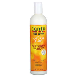 Cantu, Manteca de karité para cabello natural, Crema humectante y activadora de rizos, 355 ml (12 oz. Líq.)