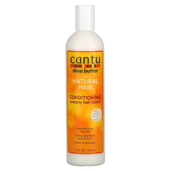 Cantu‏, Shea Butter for Natural Hair, Conditioning Creamy Hair Lotion, 12 fl oz (355 ml)