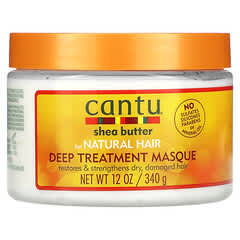 Cantu, 天然秀髮用乳木果油，深層護理髮膜，12 盎司（340 克）
