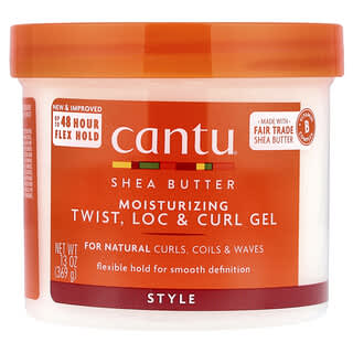 Cantu, Shea Butter, Moisturizing Twist, Lock & Curl Gel, 13 oz (369 g)