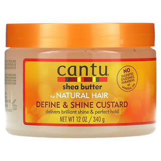 Cantu, زبدة الشيا للشعر الطبيعي، لتحديد الشعر ومنحه اللمعان، 12 أونصة (340 جم)