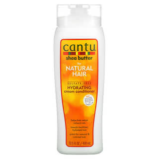 Cantu, Масло ши для натуральных волос, Увлажняющий крем-кондиционер без сульфатов, 13,5 жидких унций (400 мл)