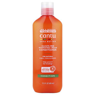 Cantu, Shea Butter, Sulfate-Free Hydrating Cream Conditioner, For Natural Curls, Coils & Waves, 13.5 fl oz (400 ml)