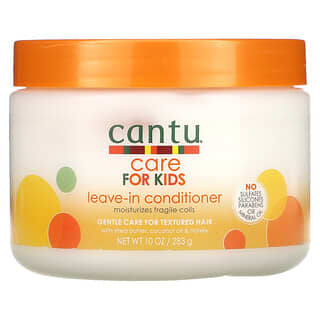 Cantu, Care For Kids, несмываемый кондиционер, деликатный уход за текстурированными волосами, 283 г (10 унций)