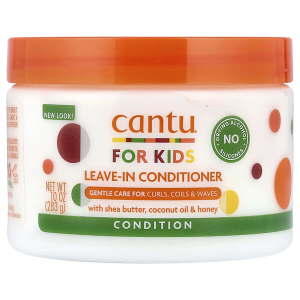 Cantu, For Kids, Leave-In Conditioner, Gentle Care For Curls, Coils & Waves, 10 oz (283 g)