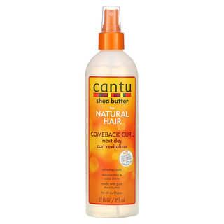Cantu, Shea Butter for Natural Hair, Comeback Curl, Next Day Curl Revitalizer, 12 fl oz (355 ml)