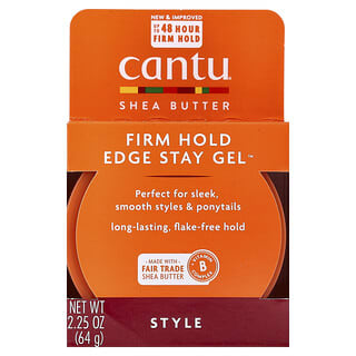 Cantu, Shea Butter, Extra Hold Edge Stay Gel™, 2.25 oz (64 g)