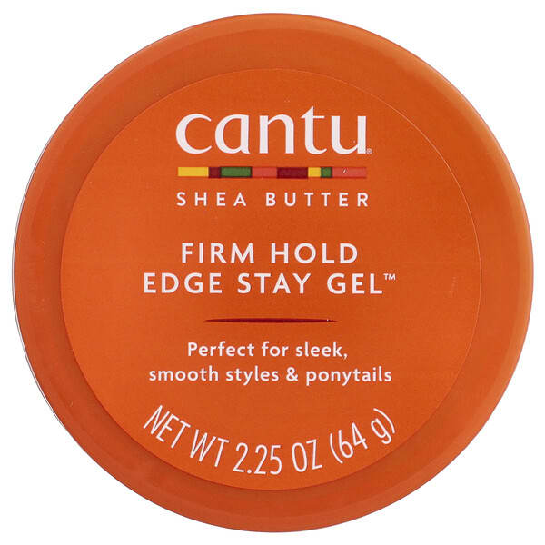 Cantu, 시어버터, Edge Stay Gel™, 엑스트라 홀드, 64g(2.25oz)